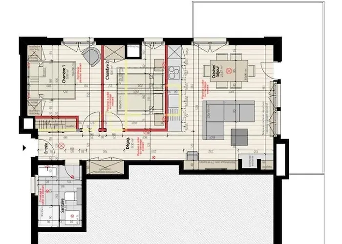 Apartament Le Rouge Superb 3-room Near Slopes & Ski-lift Verbier