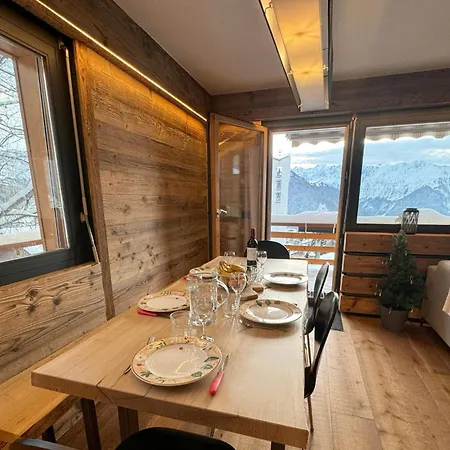 アパート Le Rouge Superb 3-room Near Slopes & Ski-lift
